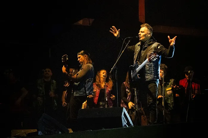 Tabaré Cardozo, en el parque El Retiro, Nueva Helvecia. · Foto: Daniela Hernández