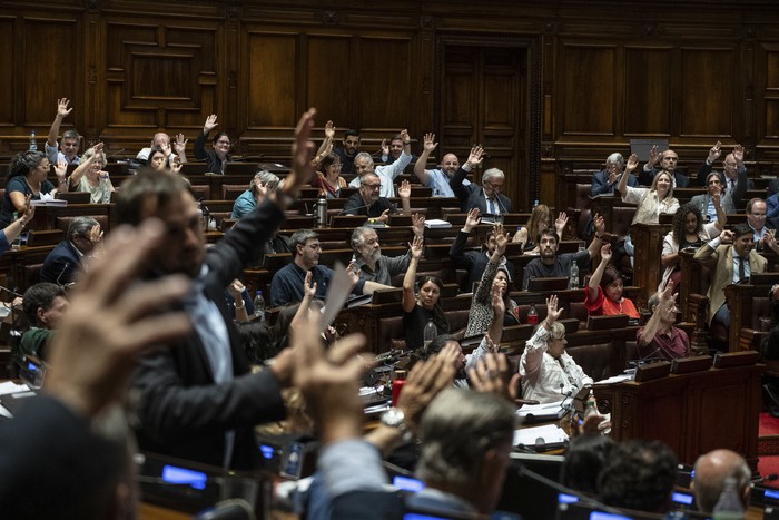 Votación en la Cámara de Representantes, el 17 de diciembre. · Foto: María Vivanco