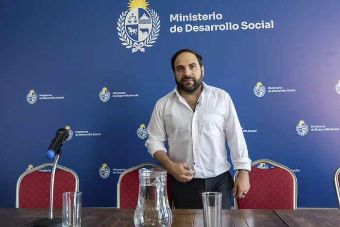 Gonzalo Civila, en el Mides (archivo, diciembre de 2025). · Foto: María Vivanco