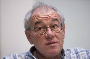 Daniel Mordecki, el 29 de diciembre, en _la diaria_. · Foto: Alessandro Maradei