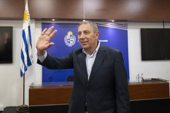 Gabriel Oddone, el 29 de diciembre, en el Ministerio de Economía y Finanzas. · Foto: Alessandro Maradei