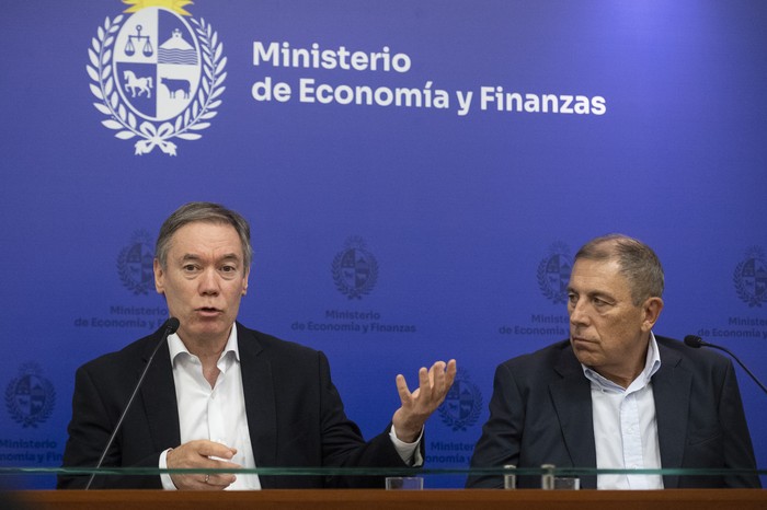 Martín Vallcorba y Gabriel Oddone, el 29 de diciembre. · Foto: Alessandro Maradei