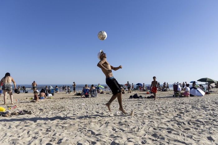 Playa Buceo, en Montevideo. · Foto: Rodrigo Viera Amaral