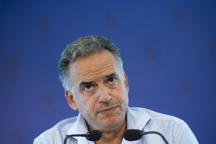 El presidente Yamandú Orsi. · Foto: Alessandro Maradei