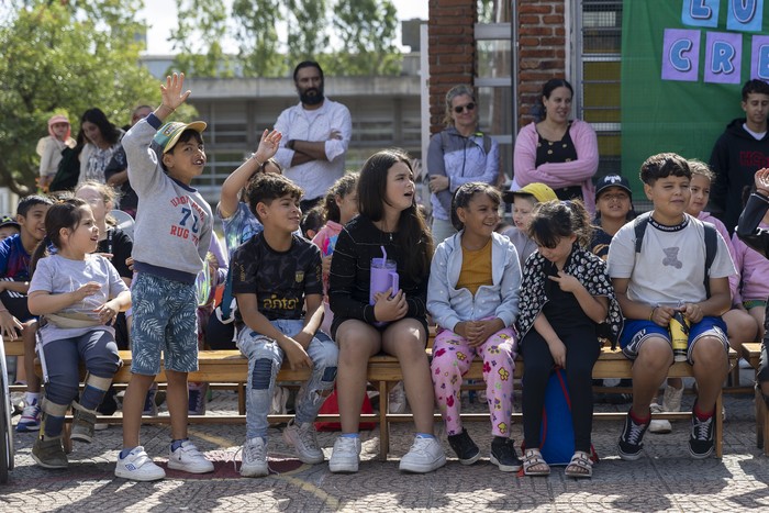 Escuela 317, el 8 de enero, en el inicio del programa Escuelas de Verano.

Foto: Rodrigo Viera Amaral