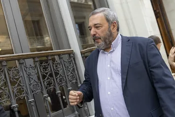 Intendente de Montevideo, Mario Bergara, en la Junta Departamental de Montevideo · Foto: Rodrigo Viera Amaral