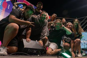 Humoristas Los Chobys, el 19 de enero, en el Club Malvín. · Foto: Martin Hernández Müller