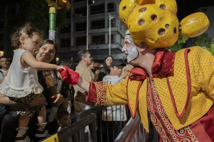 Queso Magro durante el Desfile Inaugural del Carnaval 2026. · Foto: Laura Sosa