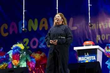Lucía Rodriguez, de Patos Cabreros, en el Velódromo (archivo, febrero de 2026). · Foto: Rodrigo Viera Amaral