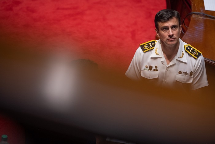 El subdirector de la Policía Nacional, Alfredo Clavijo. Foto: Gianni Schiaffarino (archivo, enero de 2026)