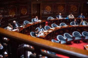 Comisión Permanente de la Cámara de Senadores, el 28 de enero. · Foto: Gianni Schiaffarino
