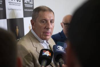 Gabriel Oddone en la APPCU, el 28 de enero. · Foto: Alessandro Maradei