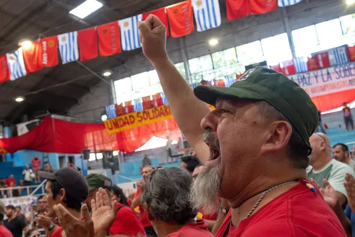 XIX Congreso del Sunca, el 7 de febrero, en el Club Cordón. · Foto: Martin Hernández Müller