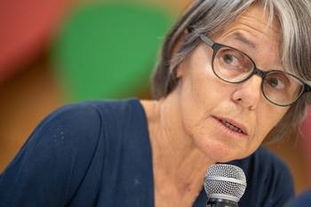 Mariana Mota, el 11 de febrero. · Foto: Gianni Schiaffarino