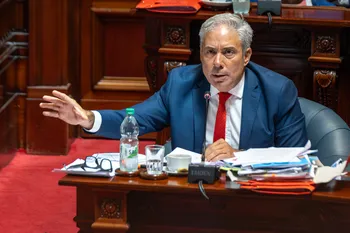 Robert Silva, el 18 de febrero, en el Senado. · Foto: Martin Hernández Müller