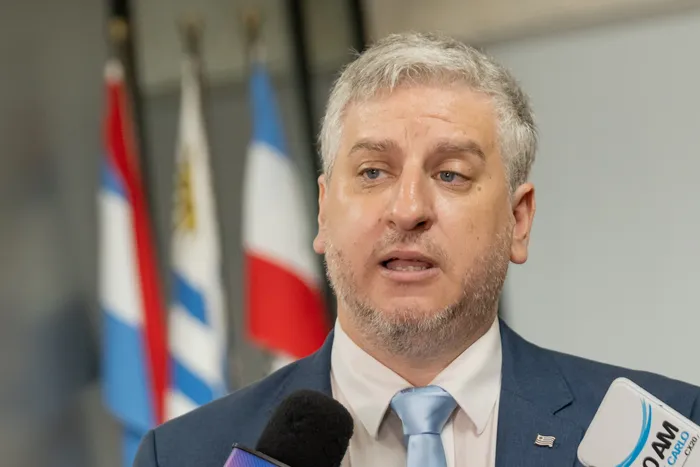 Martín Rodríguez, el 19 de febrero en el Parlamento. · Foto: Martin Hernández Müller