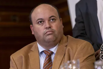 Nicolás Viera, en el Senado (archivo, febrero de 2026). · Foto: Rodrigo Viera Amaral