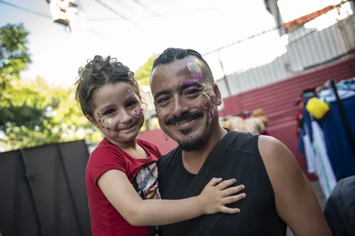 Humoristas Cyranos, el 24 de febrero, previo a su actuación en el Teatro de Verano. · Foto: Diego Vila