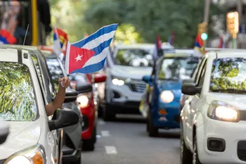 Movilización en apoyo el pueblo cubano (archivo, enero de 2026). · Foto: Martin Hernández Müller