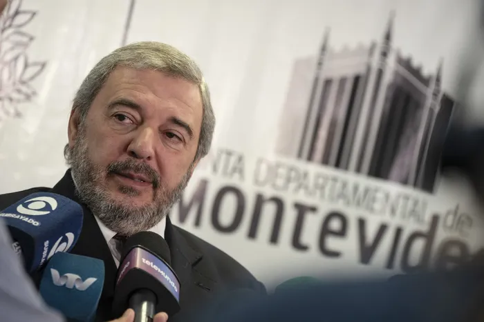 Intendente Mario Bergara en la Junta Departamental de Montevideo (archivo, marzo de 2026) · Foto: Inés Guimaraens