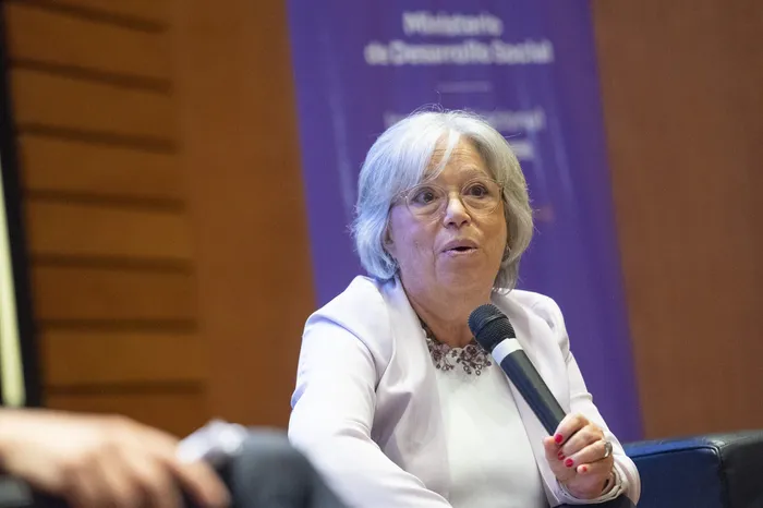 Monica Xavier, en el  acto oficial por el Día de las Mujeres, en la Torre Ejecutiva, el 9 de marzo de 2026. · Foto: Alessandro Maradei