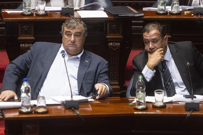 Sergio Botana y Sebastián da Silva. Foto: Ernesto Ryan (archivo, marzo de 2026)