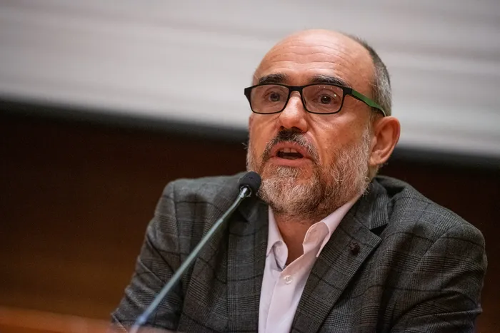 David González, el 12 de marzo de 2026, en la Torre Ejecutiva · Foto: Gianni Schiaffarino