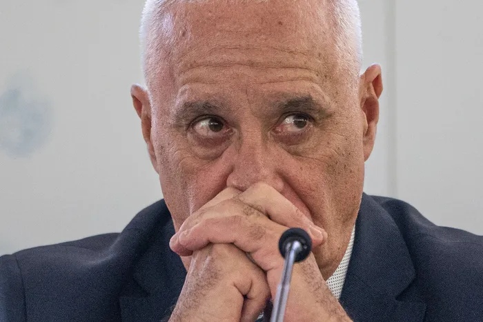 Carlos Negro, durante la presentación del Plan Nacional de Seguridad, el 26 de marzo. · Foto: Gianni Schiaffarino