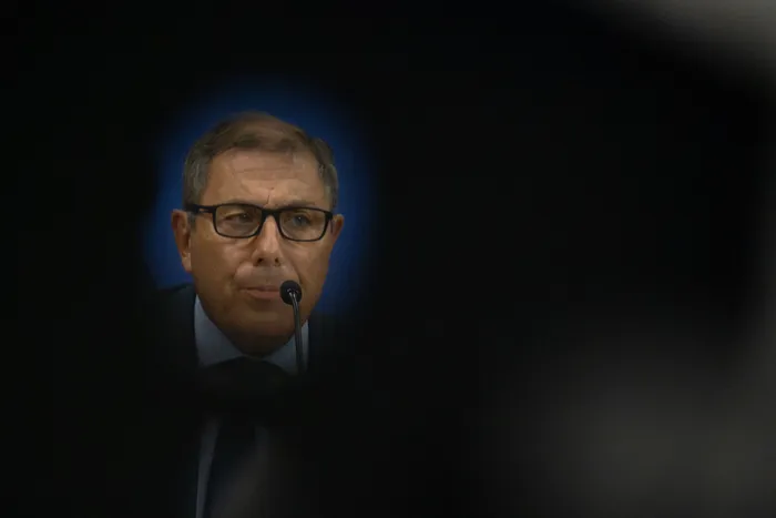 Gabriel Oddone, el 27 de marzo, en Torre Ejecutiva. · Foto: Martin Hernández Müller