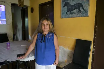 Deyssí Schaffner, en su casa, en Colonia Valdense · Foto: Ignacio Dotti