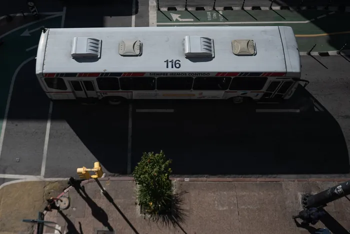 Centro de Montevideo, el 10 de abril. · Foto: Gianni Schiaffarino