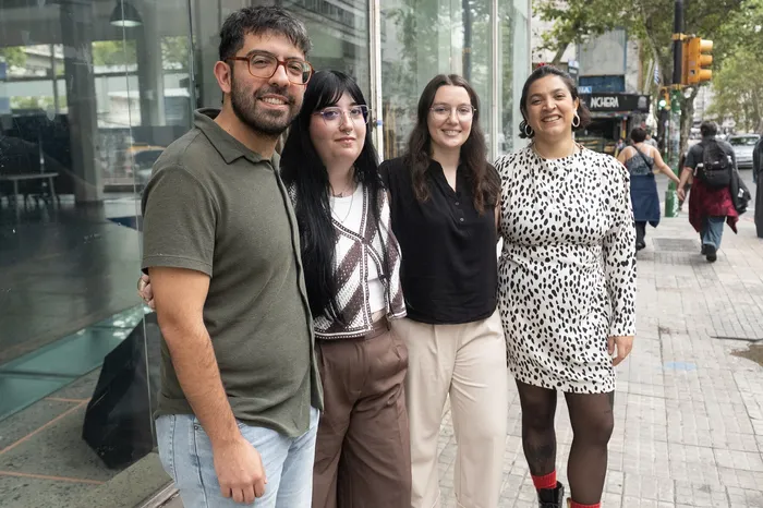 Agustín Zabala, Luciana Carrasco, Florencia Pandolfi y Carolina Barria. · Foto: Alessandro Maradei
