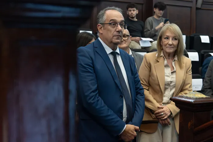 José Carlos Mahía y Carolina Cosse (archivo, abril de 2026). · Foto: Martin Hernández Müller