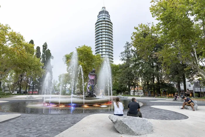 Plaza Constitución, en Paysandú. · Foto: Santiago Fleitas