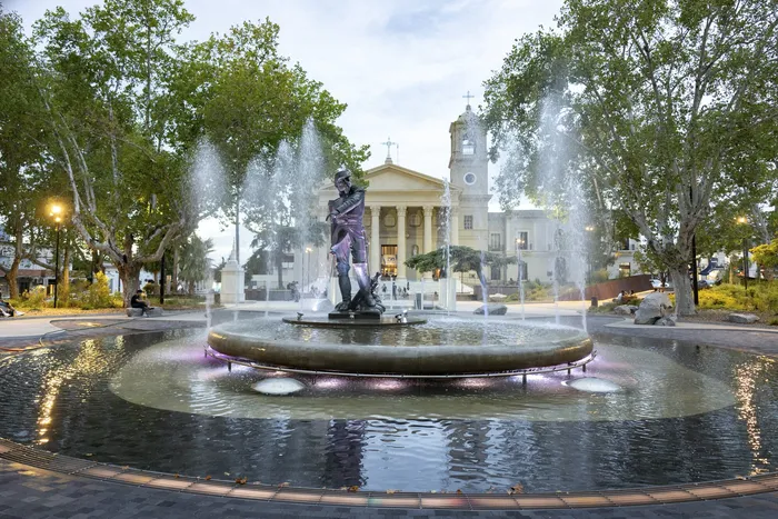 Plaza Constitución en Paysandú. Foto: Santiago Felitas (archivo, marzo de 2026)