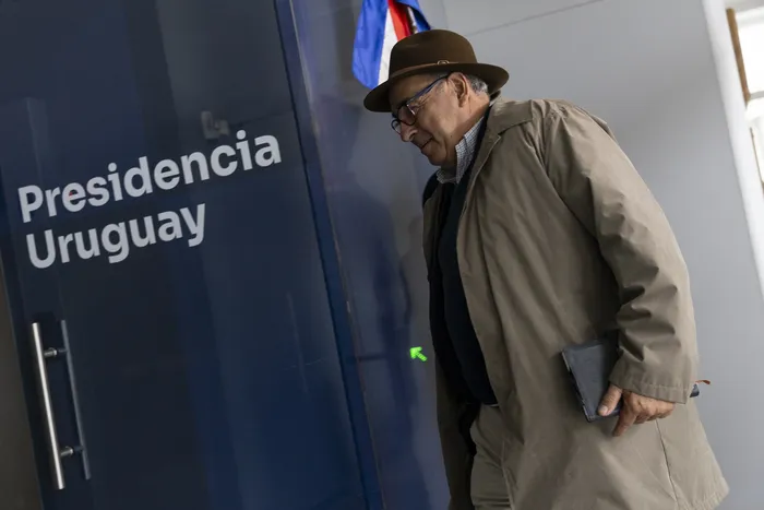Alfredo Fratti, el 21 de abril, en Torre Ejecutiva. Foto: Rodrigo Viera Amaral