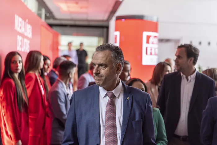 Yamandú Orsi, el 22 de abril · Foto: Ernesto Ryan