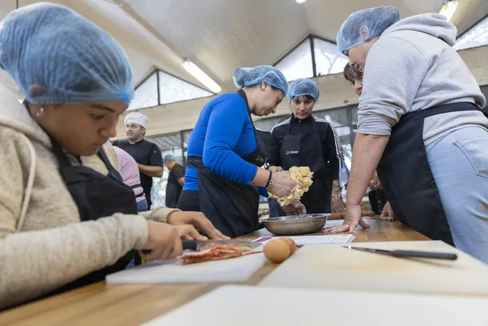Lanzamiento del programa Pelota al medio en la Escuela 271 Ana Frank de Cerro Norte, el miércoles 22. · Foto: Rodrigo Viera Amaral