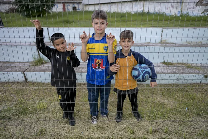 Durante un partido por la Copa Nacional de Clubes, el 25 de abril, en el Parque Lustemberg de Juan Lacaze. · Foto: Ignacio Dotti