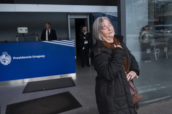 Mirtha Guianze, el 27 de abril , en Torre Ejecutiva · Foto: Alessandro Maradei