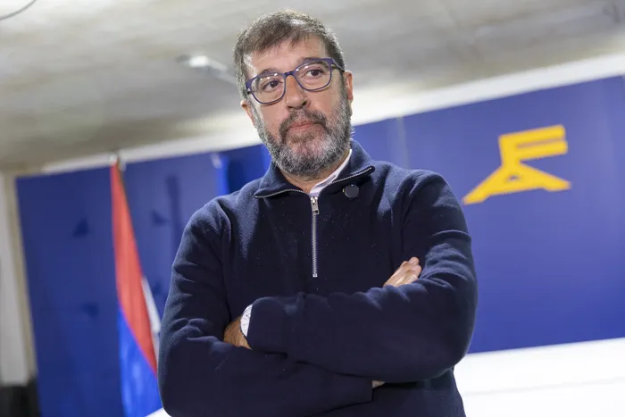 Fernando Pereira, el 29 de abril, en la Huella de Seregni. Foto: Rodrigo Viera Amaral