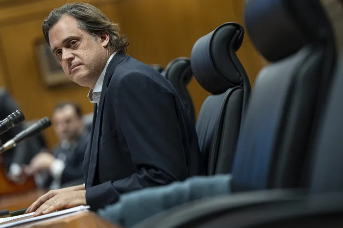 Nicolás Chiesa, el lunes 4, en la Comisión de Ganadería de la Cámara de Diputados. · Foto: Ernesto Ryan