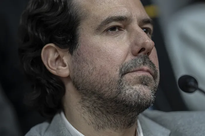 Federico Preve, el 4 de mayo, en el Parlamento. · Foto: Ernesto Ryan