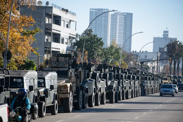 Conmemoración del 215° aniversario del Ejército Nacional, el 18 de mayo, en el Complejo Deportivo del Ejército. · Foto: Gianni Schiaffarino