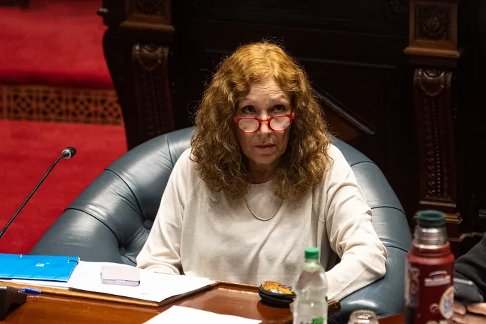 Constanza Moreira en la Cámara de Senadores (archivo, mayo de 2026). · Foto: Gianni Schiaffarino