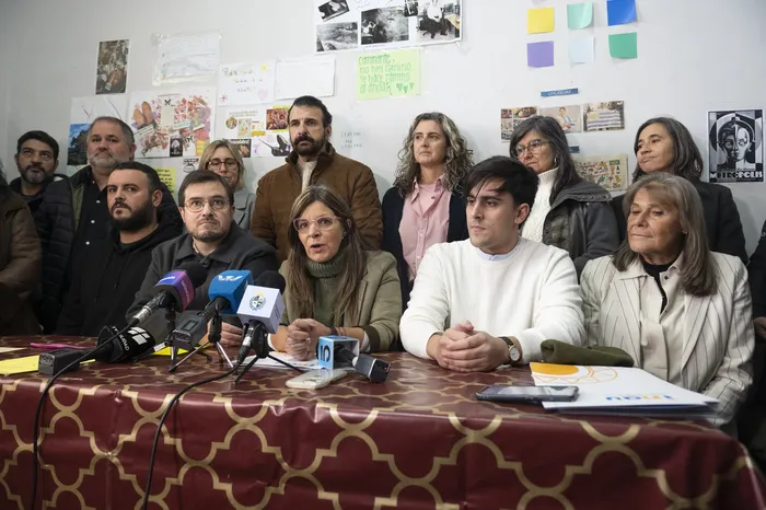 Durante la conferencia de prensa, el 19 de mayo. · Foto: Alessandro Maradei