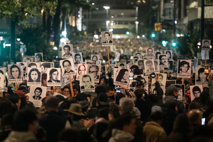 Marcha del Silencio, el 20 de mayo, en Montevideo. · Foto: Inés Guimaraens