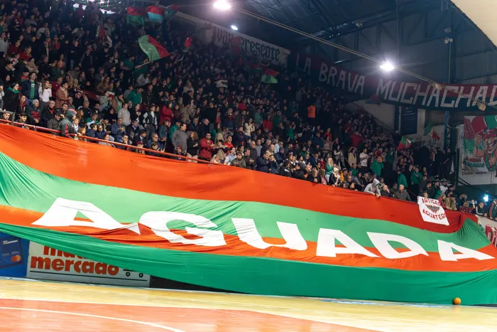 Hinchada de Aguada, el 21 de mayo. · Foto: Martin Hernández Müller