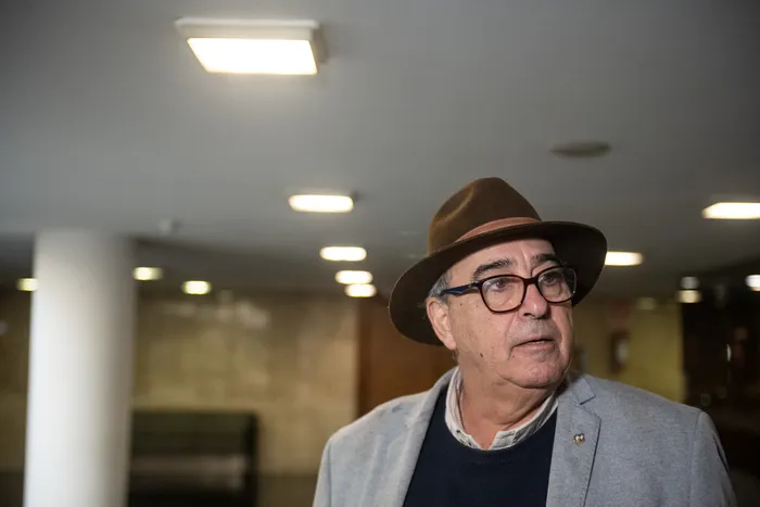Alfredo Fratti, el 25 de mayo, durante la comisión investigadora de María Dolores en el Parlamento. · Foto: Gianni Schiaffarino