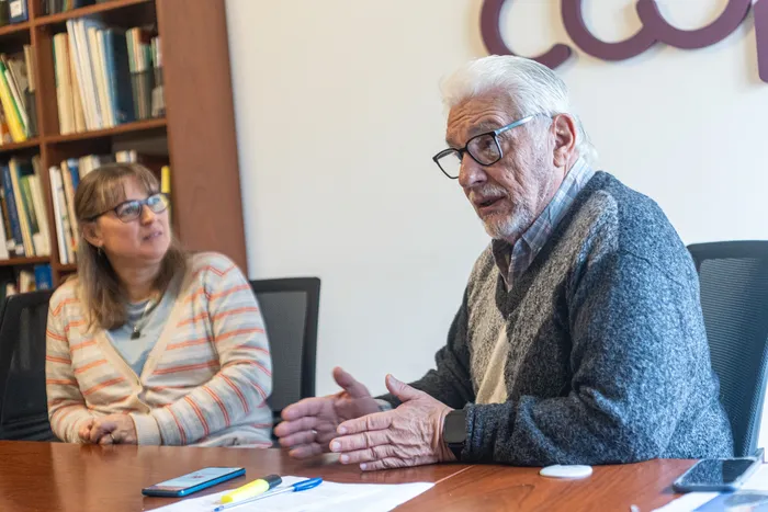 Silvana Avondet y Hugo Montaño. · Foto: Ernesto Ryan